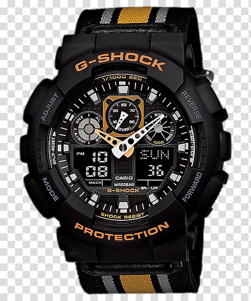Master of G Casio G-Shock Pro Trek Watch, watch transparent background PNG clipart