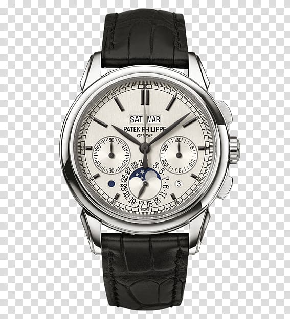Patek Philippe SA Grande Complication Chronograph Watch, pocket watches discount transparent background PNG clipart