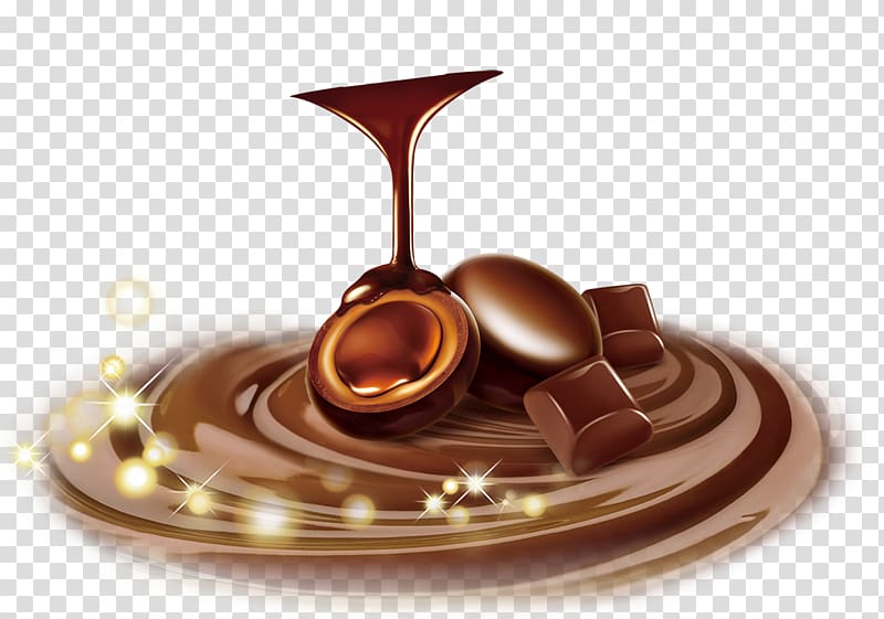 liquid chocolate , Ice cream Chocolate bar White chocolate Hot chocolate, chocolate transparent background PNG clipart