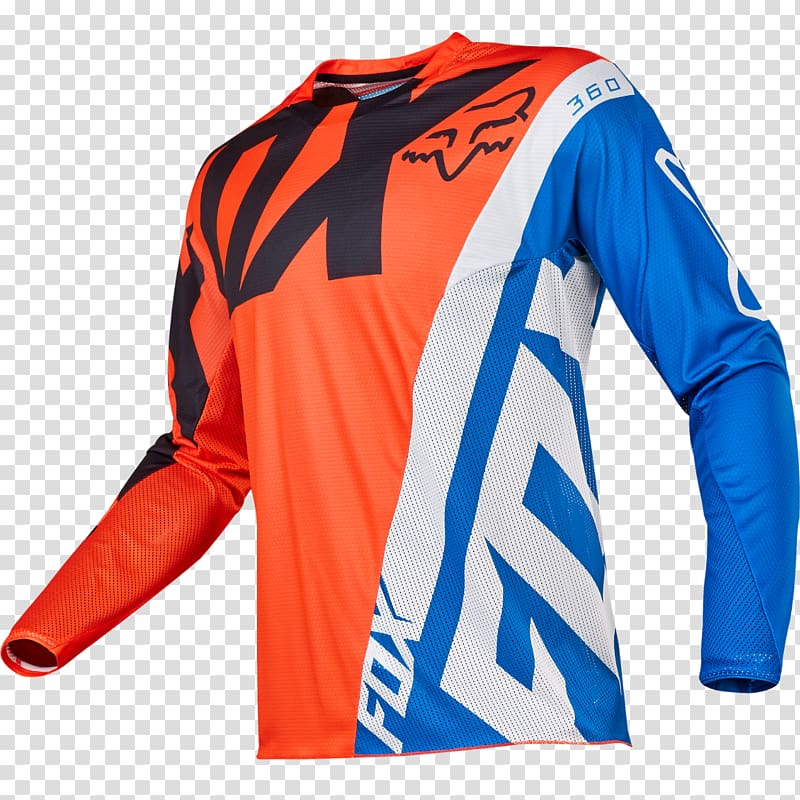 Fox Racing Cycling jersey Clothing Motorcycle, motorcycle transparent background PNG clipart