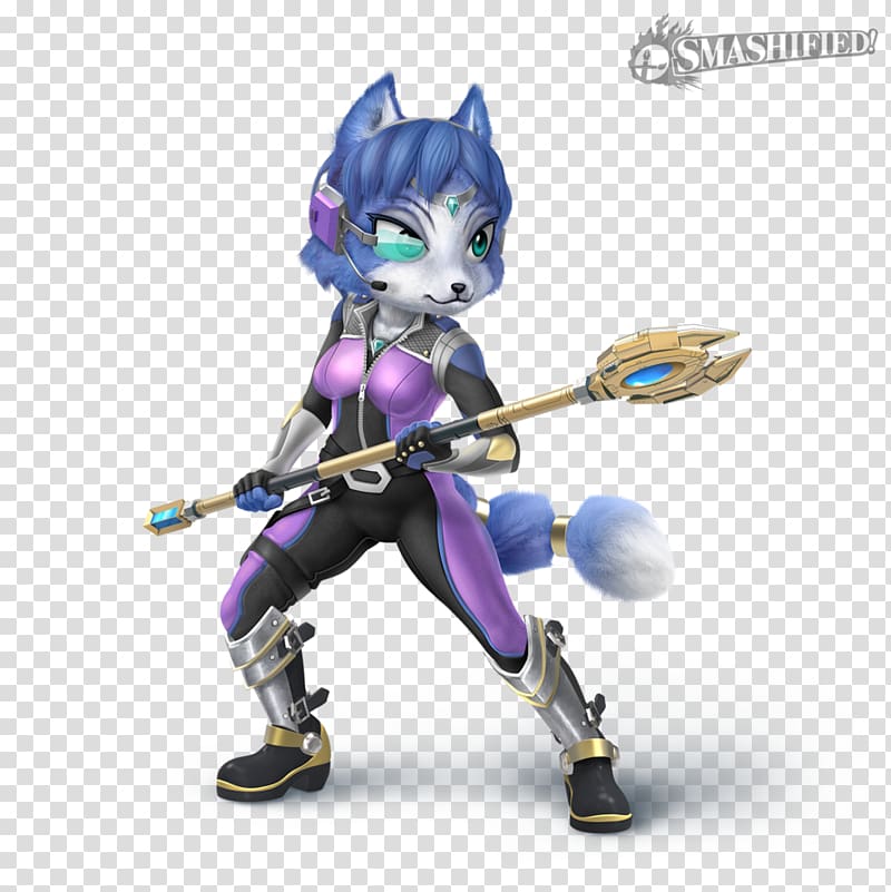 Star Fox Adventures Star Fox: Assault Super Smash Bros. for Nintendo 3DS and Wii U Krystal Super Smash Bros. Brawl, Furry transparent background PNG clipart