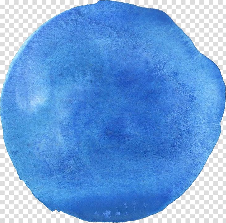 Blue Watercolor painting Ring of Life, blue watercolor transparent background PNG clipart