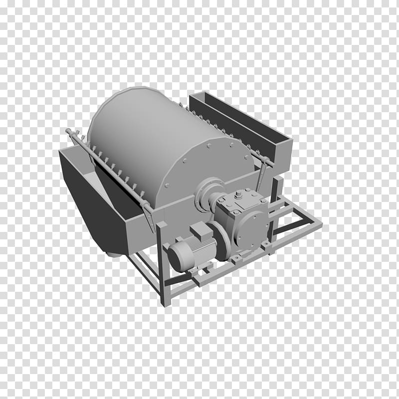 Technical drawing Spiral separator Magnetic separation Mineral industry, others transparent background PNG clipart