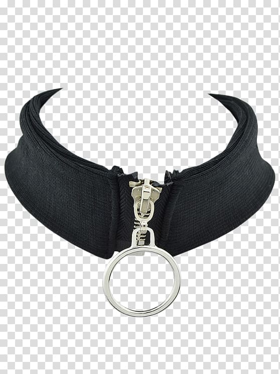 Choker Necklace Zipper Collar Jewellery, makeup brushes transparent background PNG clipart