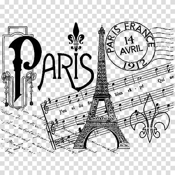 Paris France stencil art, Eiffel Tower Paper Throw pillow Hessian fabric, PARIS transparent background PNG clipart