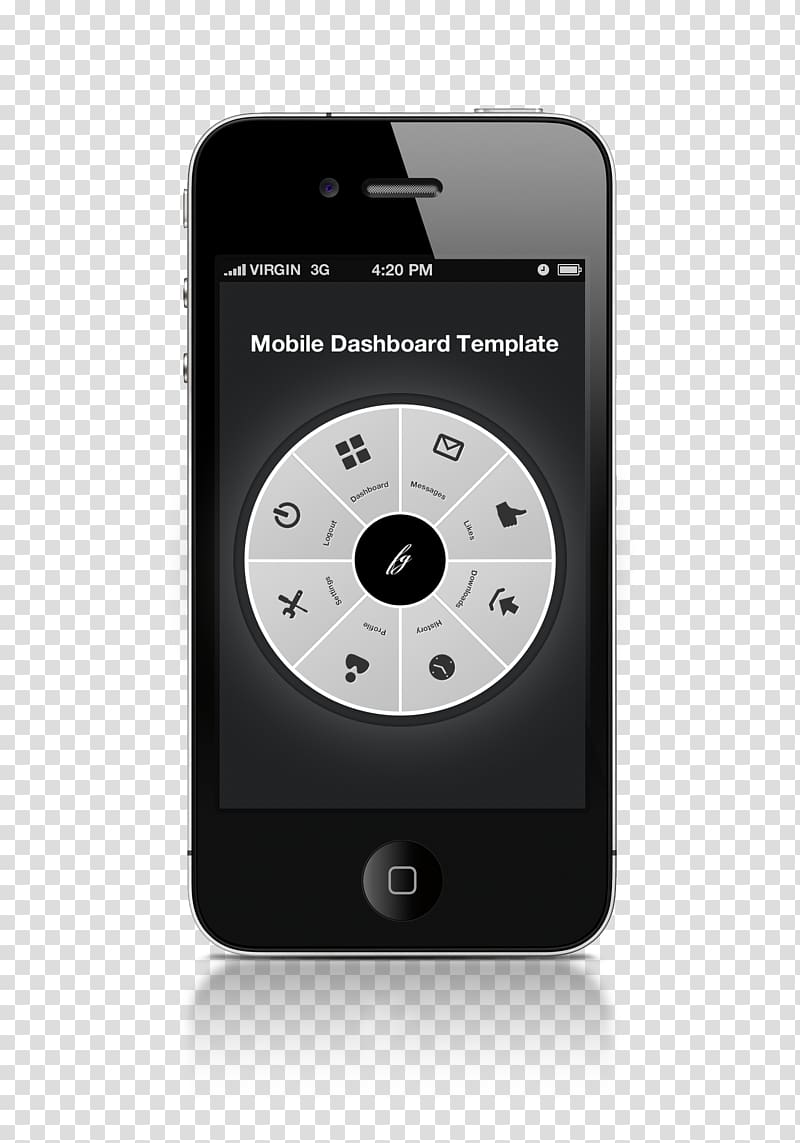iPhone Mobile app App Store Application software iOS, Mobile dashboard template transparent background PNG clipart