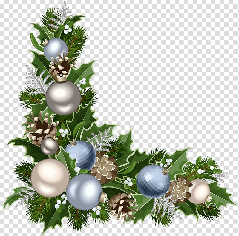 christmas border transparent background PNG clipart