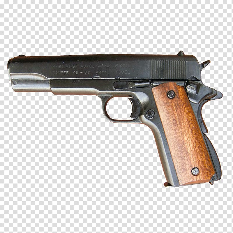 M1911 pistol Luger pistol Firearm Weapon, weapon transparent background PNG clipart