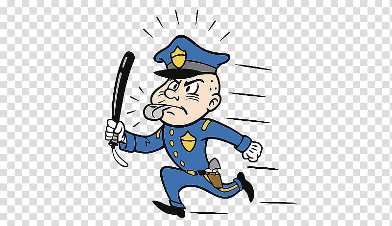 Police officer Baton , Policemen patrolling and running transparent background PNG clipart