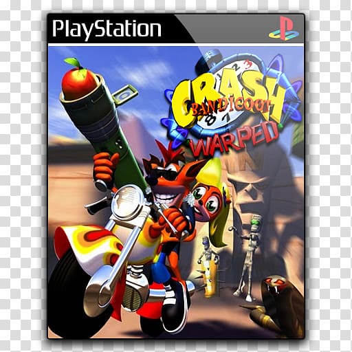 Crash Bandicoot: Warped PlayStation Crash Bash Game, sfi transparent background PNG clipart