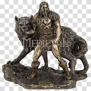 Loki Týr Fenrir Norse mythology Statue, loki transparent background PNG clipart thumbnail