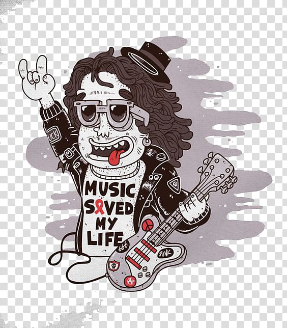 Visual arts Cartoon Illustration, Zombie musicians transparent background PNG clipart