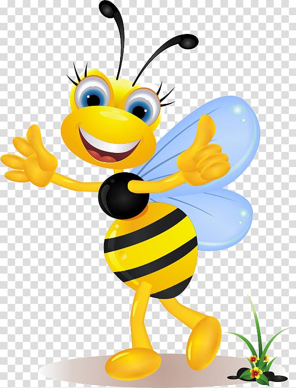 bumblebee , Bee , Cartoon bee transparent background PNG clipart