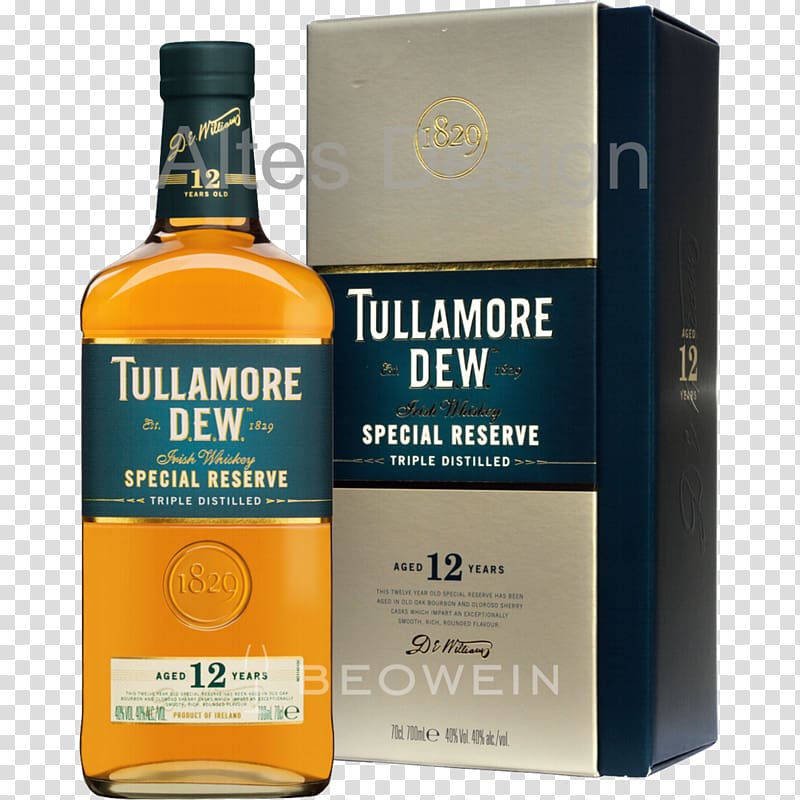 Irish whiskey Tullamore Dew Malt whisky, tullamore dew irish whiskey transparent background PNG clipart