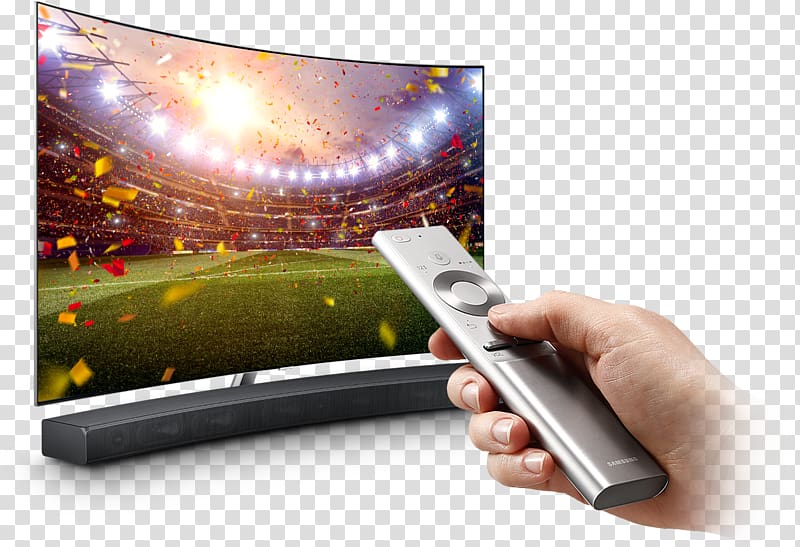 Television Samsung Quantum dot display Display device Soundbar, samsung transparent background PNG clipart