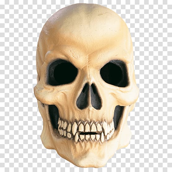 Skull Vampire Mask Costume Skeleton, skull transparent background PNG clipart
