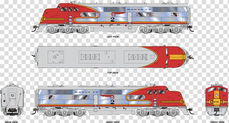 Train Rail transport EMC E1 Locomotive Electro-Motive Diesel, train transparent background PNG clipart