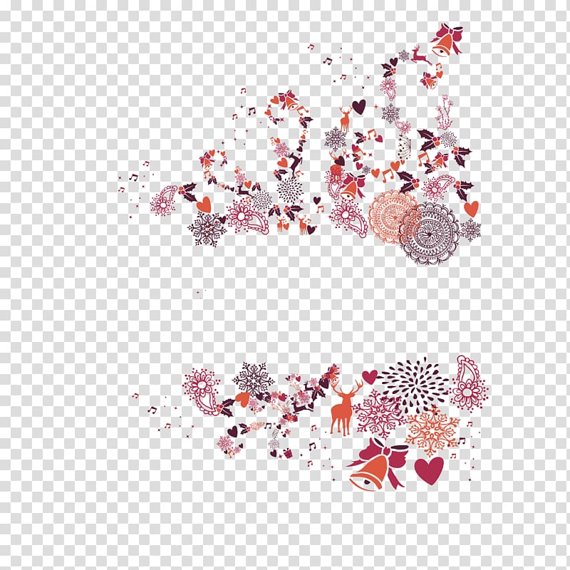 Christmas card Greeting card Christmas and holiday season, Japanese illustrated Christmas transparent background PNG clipart