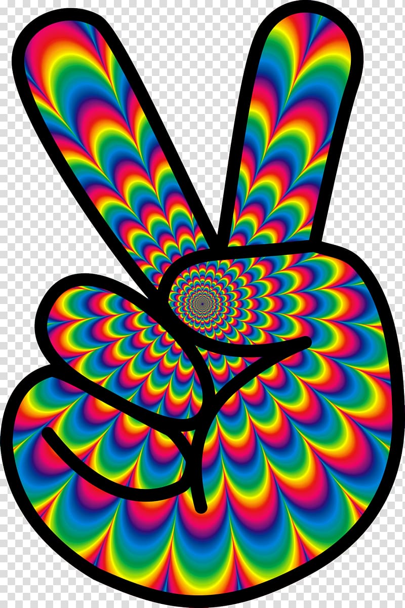 Hippie Flower Background PNG