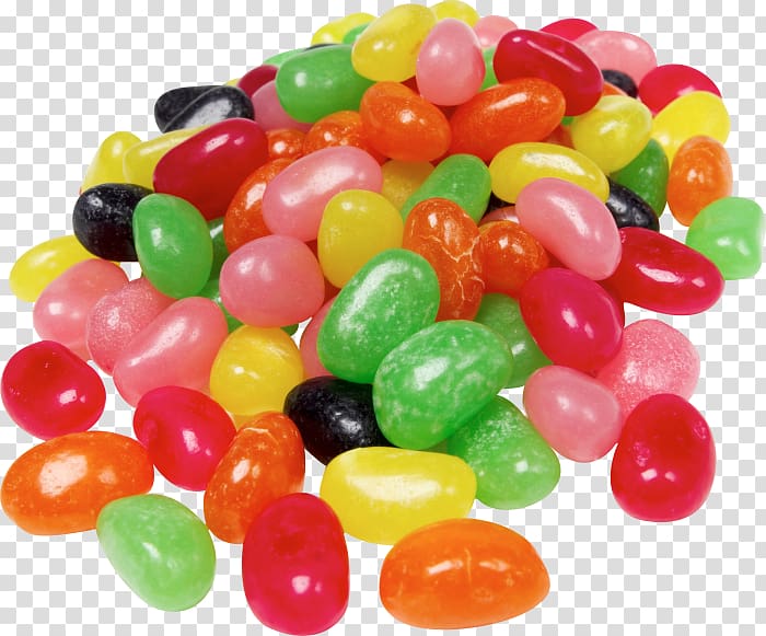 Jelly Babies Gummi candy Jelly bean Dragée, candy transparent background PNG clipart
