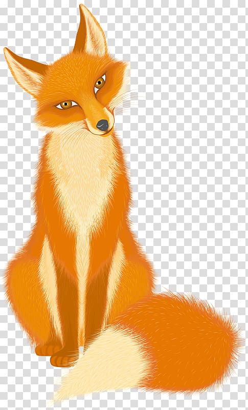 Red fox Arctic fox Vulpini Painting, Sv transparent background PNG clipart