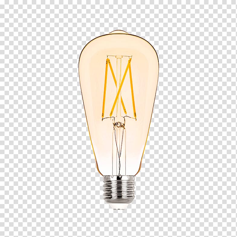 Incandescent light bulb Light-emitting diode LED lamp Multifaceted reflector, light transparent background PNG clipart