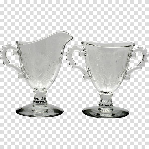 Imperial Glass Company Coffee cup Elegant glass Creamer, glass transparent background PNG clipart