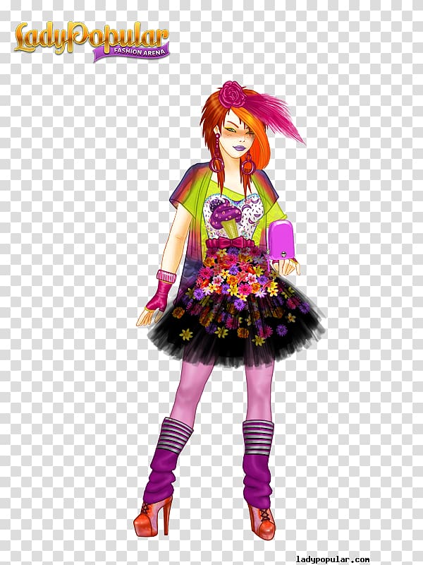 1980s in Western fashion Lady Popular Costume 1980s in Western fashion, harajuku style transparent background PNG clipart