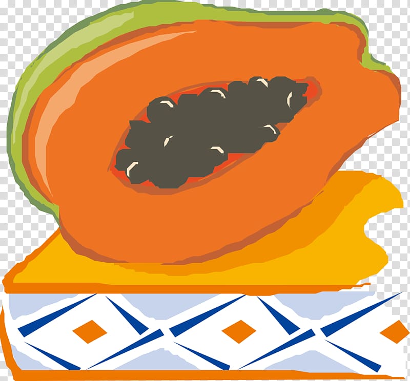 Vegetable , Papaya material transparent background PNG clipart