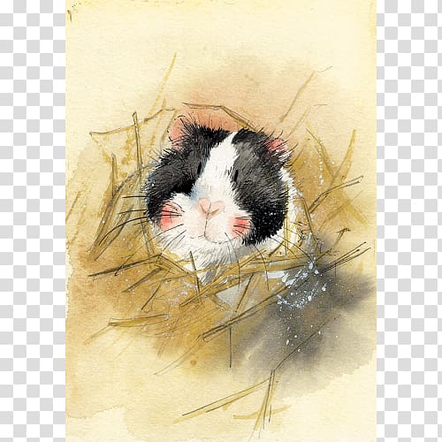 Greeting & Note Cards Birthday Gift Guinea pig, small hamster transparent background PNG clipart