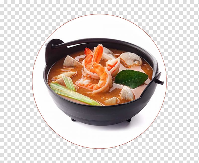 Tom yum Soup Number Five Nabemono Asian cuisine, sushi transparent background PNG clipart