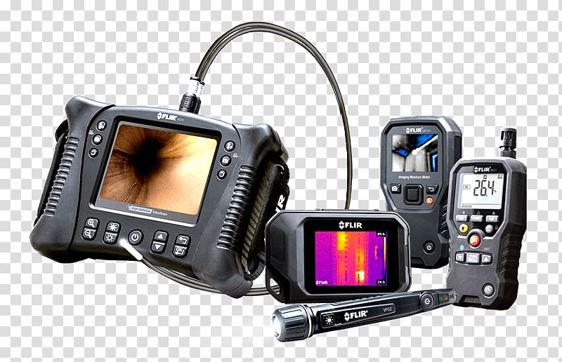 FLIR Systems Thermography Thermographic camera Measuring instrument Extech Instruments, electronic material transparent background PNG clipart
