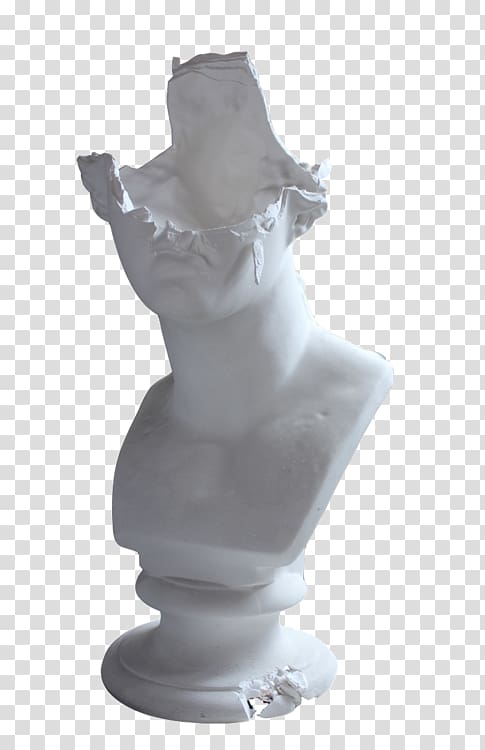 Marble sculpture Venus de Milo Bust Statue, justice statue transparent background PNG clipart