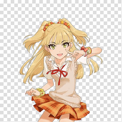 The Idolmaster Cinderella Girls Anime Japanese idol Kogal THE IDOLM@STER CINDERELLA MASTER, Anime transparent background PNG clipart