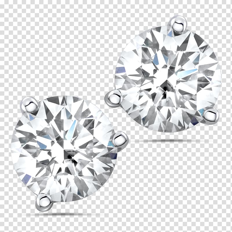 Earring Brilliant Diamond Carat Necklace, cut transparent background PNG clipart