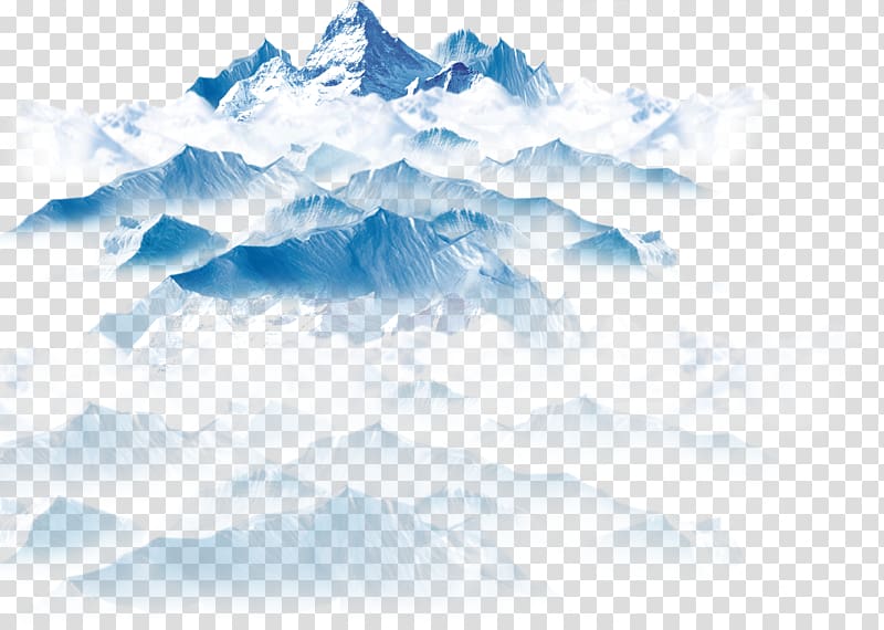 Snow, Iceberg, ice, Taobao material transparent background PNG clipart