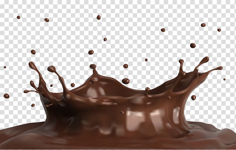 creative cartoon chocolate chocolate material,chocolate drop splash transparent background PNG clipart