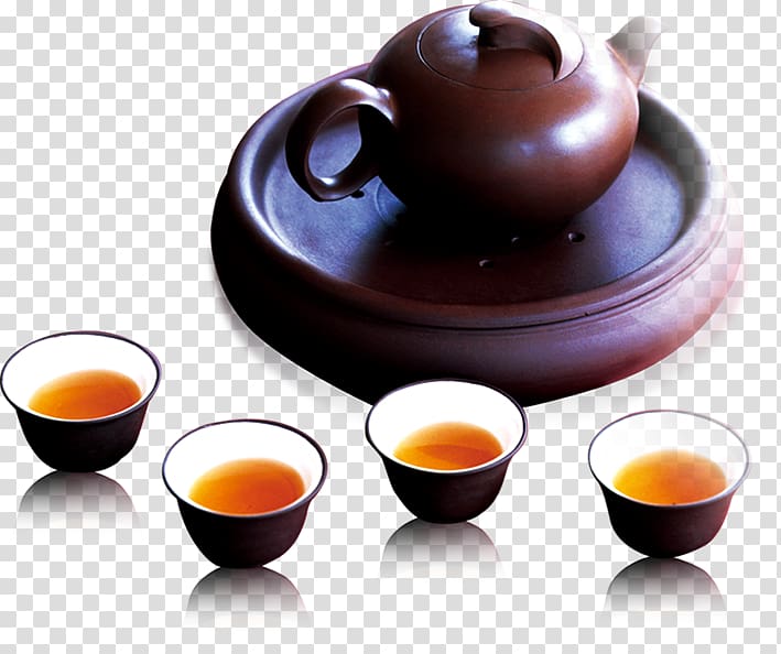Teaware Tea culture, Tea set transparent background PNG clipart