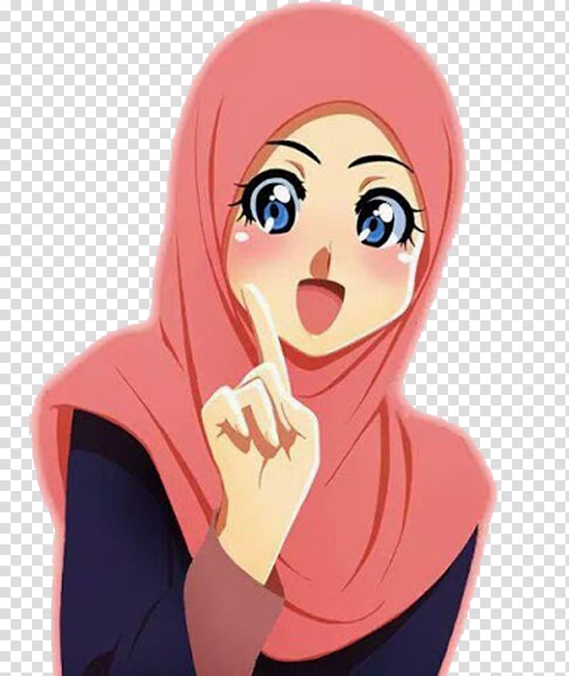 Islamic hijab girl, anime, girl, hijab girl, islamic, HD phone wallpaper