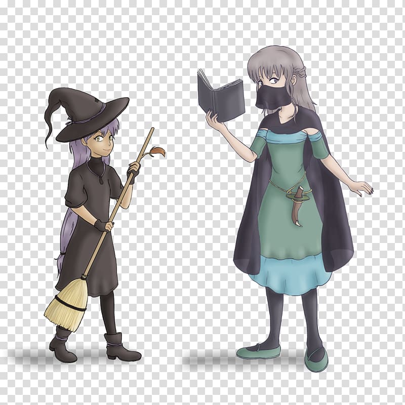 Figurine Action & Toy Figures Cartoon, witch hat broom transparent background PNG clipart