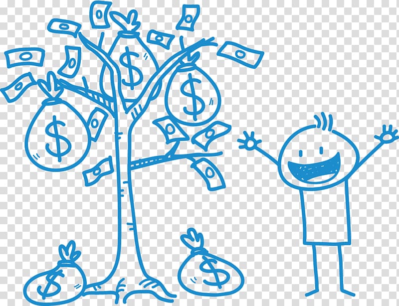 graphics Stick figure Drawing Doodle, money tree transparent background PNG clipart