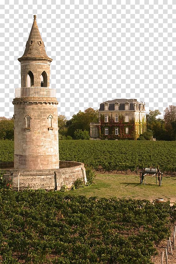 Mxe9doc Bordeaux Chxe2teau Latour Red Wine Tour de By, Wine estate landscape transparent background PNG clipart