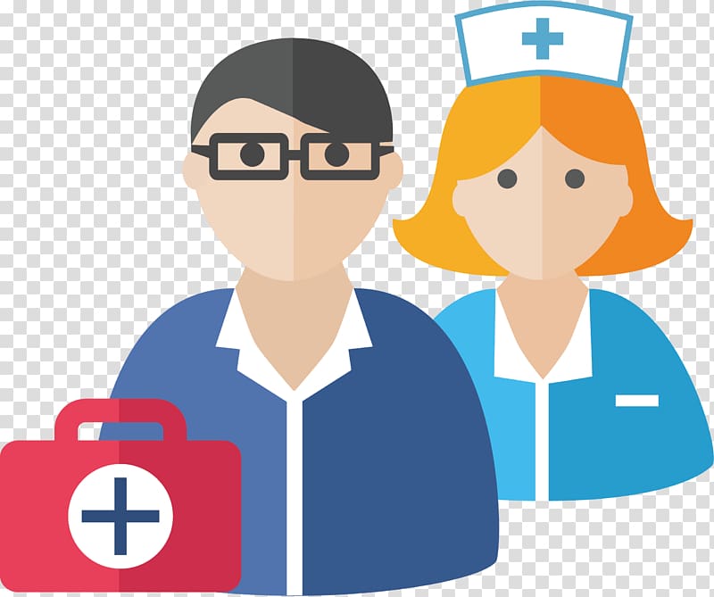 Physician Nursing Health Care, Couple doctor transparent background PNG clipart
