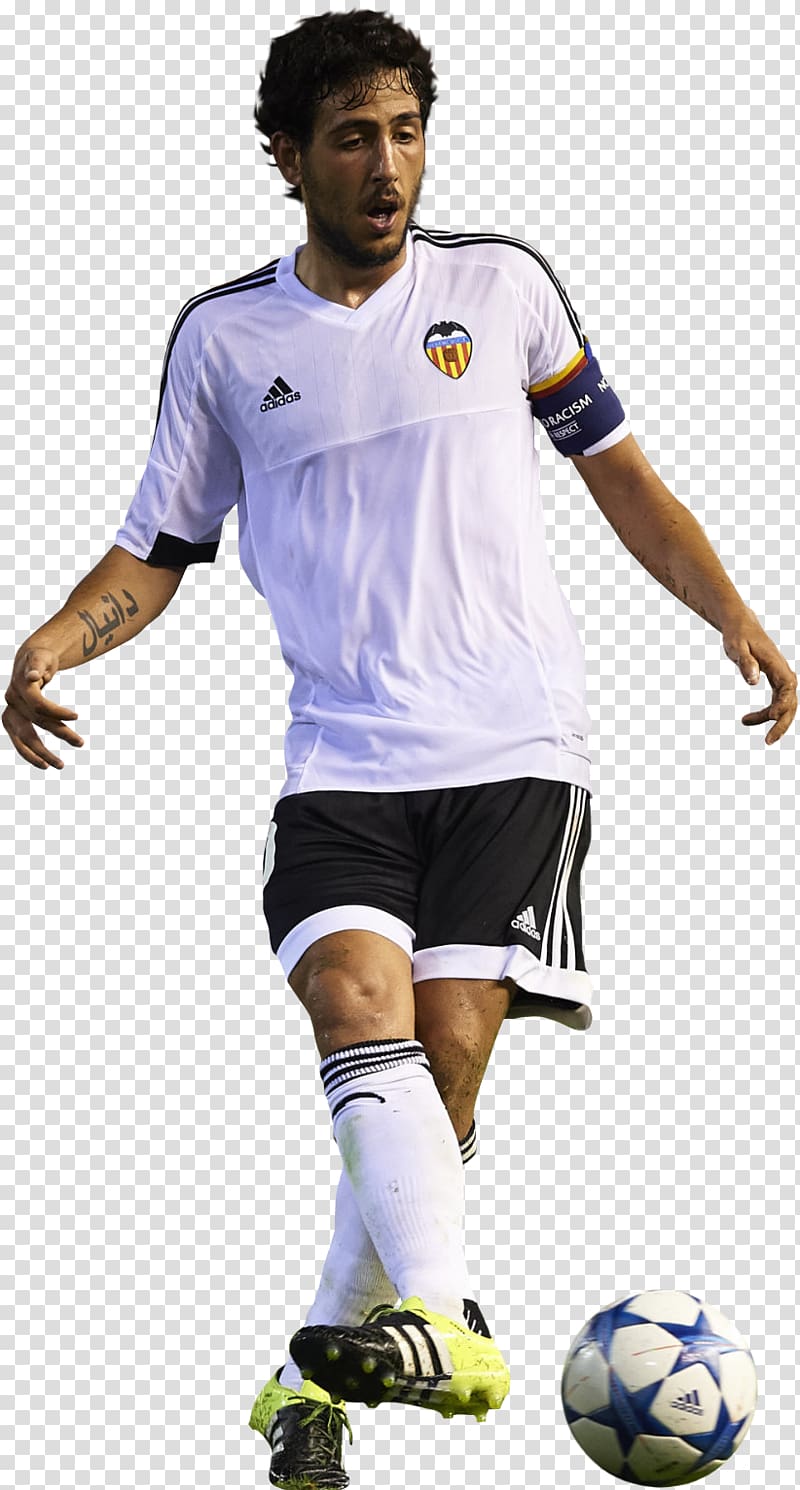 Daniel Parejo Valencia CF Football Jersey Peloc, football transparent background PNG clipart