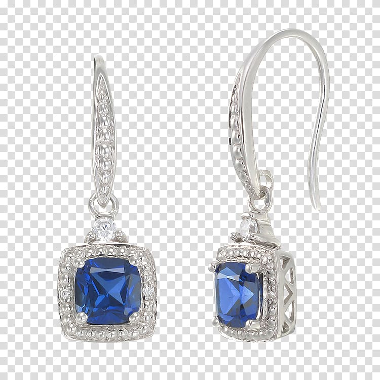 Earring Sapphire Pendant Jewellery, sapphire earrings transparent background PNG clipart