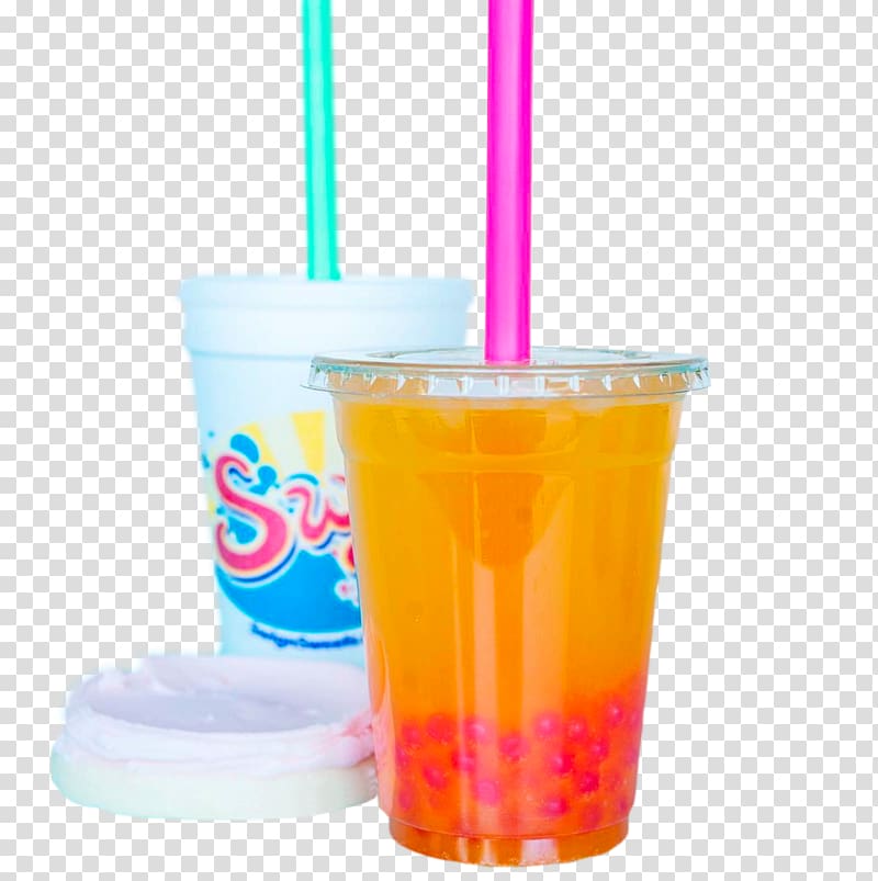 Orange drink Smoothie Bubble tea Swig Slush, dirty martini transparent background PNG clipart