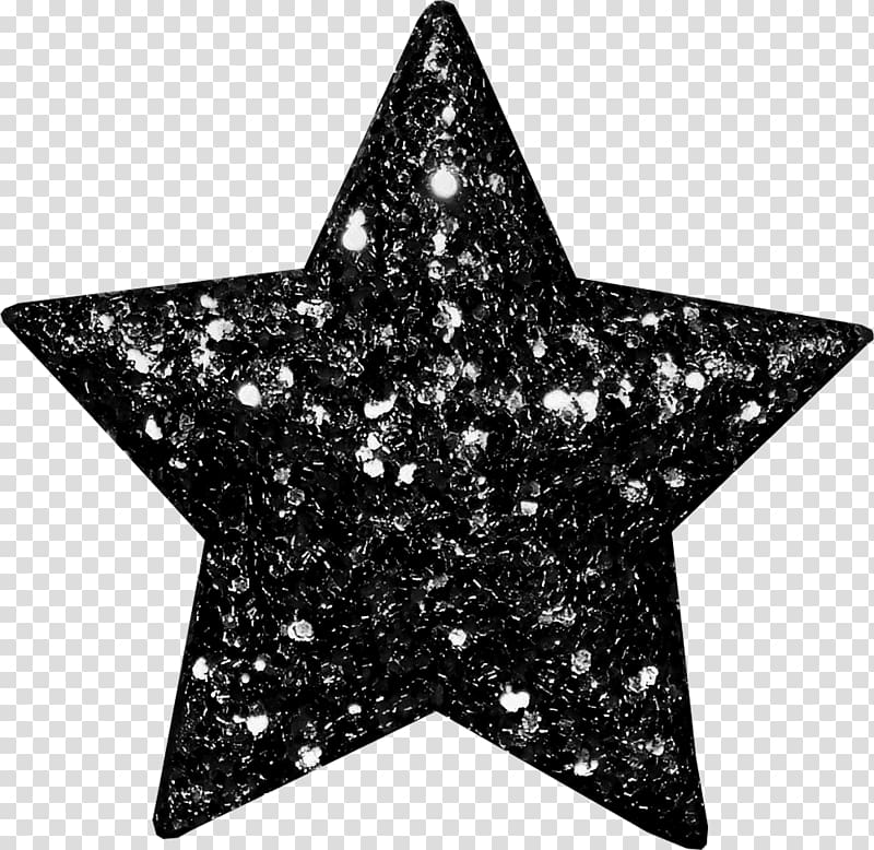 black five-pointed star transparent background PNG clipart