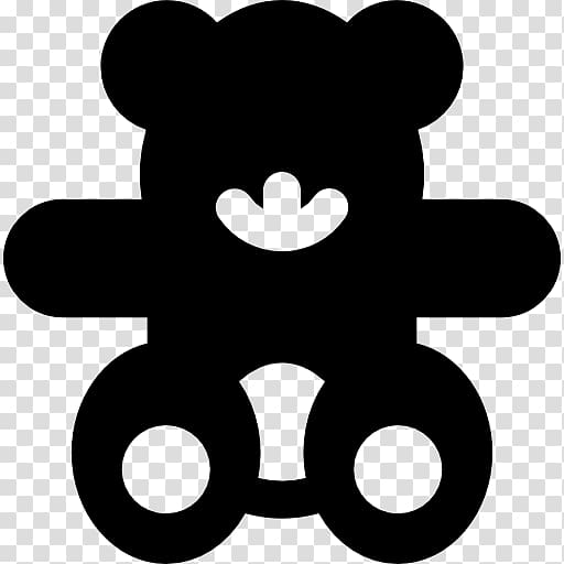 Teddy bear White Black M , bear transparent background PNG clipart