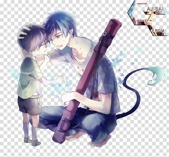 Rin Okumura Yukio Okumura Anime Blue Exorcist, Anime transparent background PNG clipart