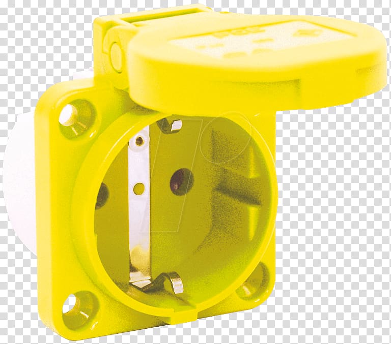 Yellow AC power plugs and sockets CEE-System IP Code Computer hardware, Taur transparent background PNG clipart